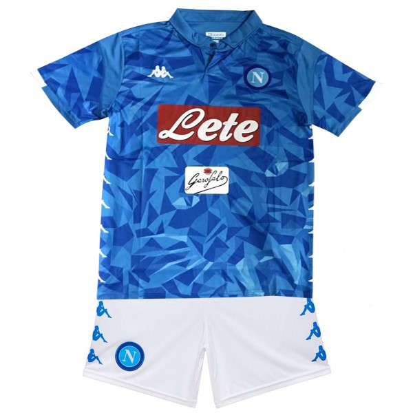 Camiseta Napoli 1ª Niños 2018/19 Azul Blanco